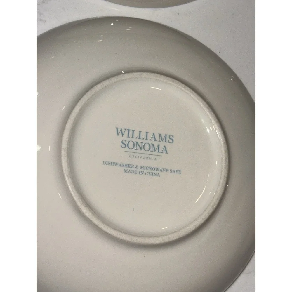 Williams Sonoma Damask Bunny Dessert Dip Small BOWL Floral Rabbit 5.5